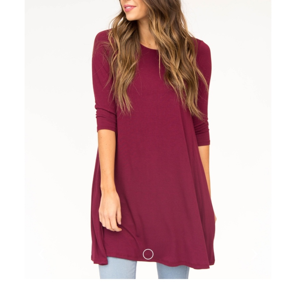 3/4 swing tunic